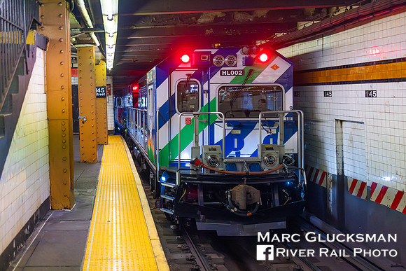 MTA NYCT Subway, R-156 OL925 R-255 HL002, 145 Street-St. Nicholas Ave, New York, NY