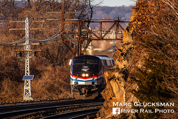 Amtrak 256 AMTK 700, Scarborough, New York