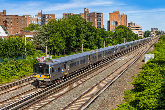 MTA LIRR Train 9055, LI 7323, 190th Anniversary Stickers, Forest Hills, Queens, New York