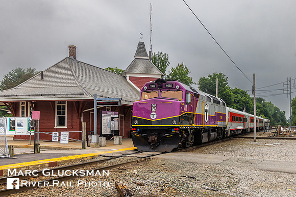 MBTX 1065, Keolis Geometry Train, Walpole, Massachusetts