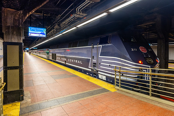 MTA Metro-North Railroad, MNR Holiday Train, Grand Central Terminal, MNCW 214-MN1