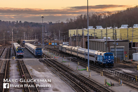 MTA Metro-North Railroad, MNR Holiday Train, MNCW 214, Brewster, NY