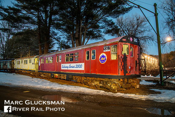 MTA NYCT Subway 9327 Subway Series, Seashore Trolley Museum, Kennebunkport, Maine
