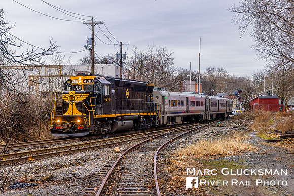 NJT Train 1621 NJTR 4210, Spring Valley, New York