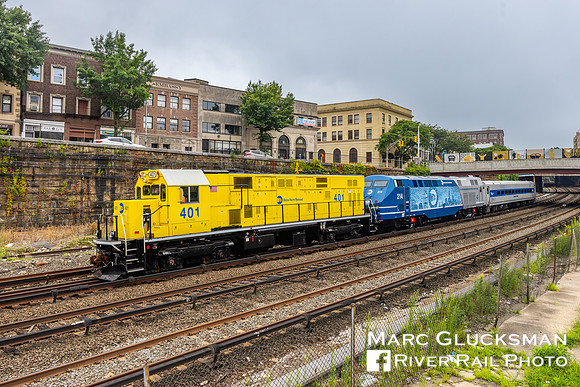 MTA Metro-North Railroad MNCW 401 and 214 (Employee Appreciation), Mount Vernon, New York