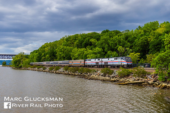 Amtrak Train 48 (Lake Shore Limited), Beacon, New York