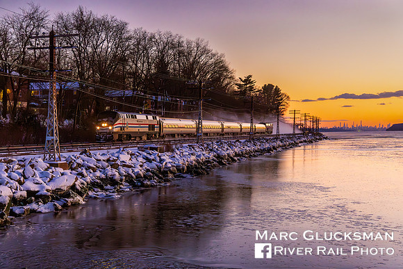 Amtrak 237 AMTK 700, Irvington, New York