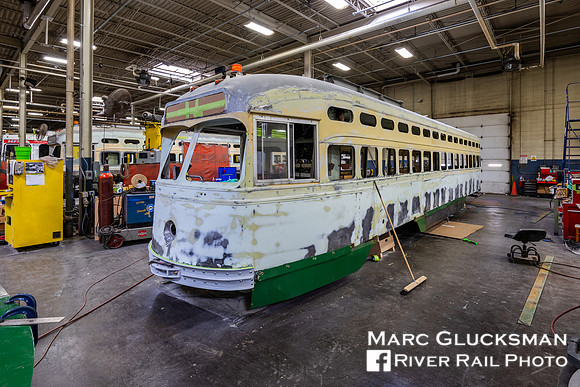 SEPTA 2327, Woodland Maintenance Facility, Philadelphia, Pennsylvania