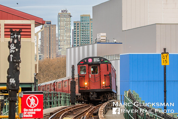 MTA NYCT Subway/NYTM, Baseball Nostalgia Special, R-36, Sunnyside, New York
