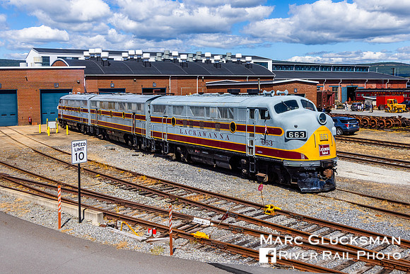 ARHS DLW 663, Steamtown NHS, Scranton, Pennsylvania