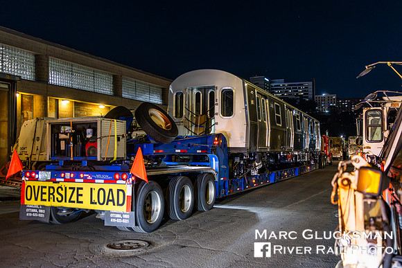 MTA NYCT Subway R211A Option Car Delivery, New York, New York