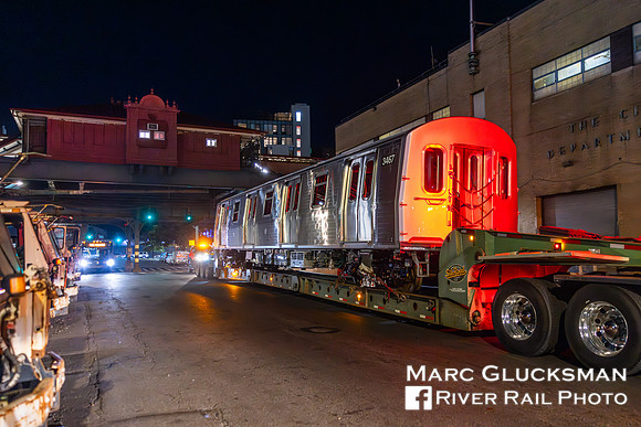 MTA NYCT Subway R211A Option Car Delivery, New York, New York