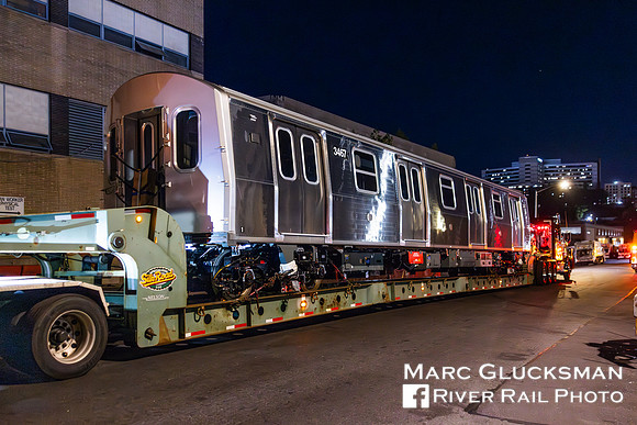 MTA NYCT Subway R211A Option Car Delivery, New York, New York