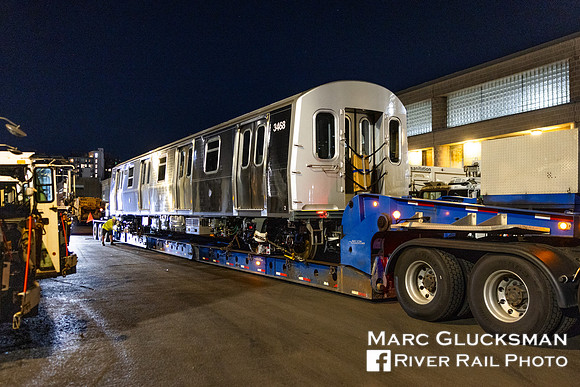 MTA NYCT Subway R211A Option Car Delivery, New York, New York