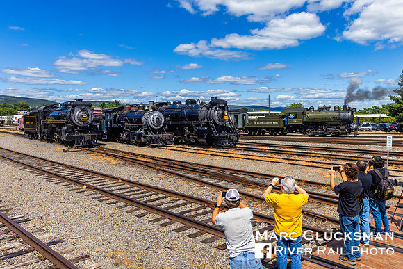 Steam Lineup, Baldwin 26, Steamtown NHS, Scranton, Pennsylvania