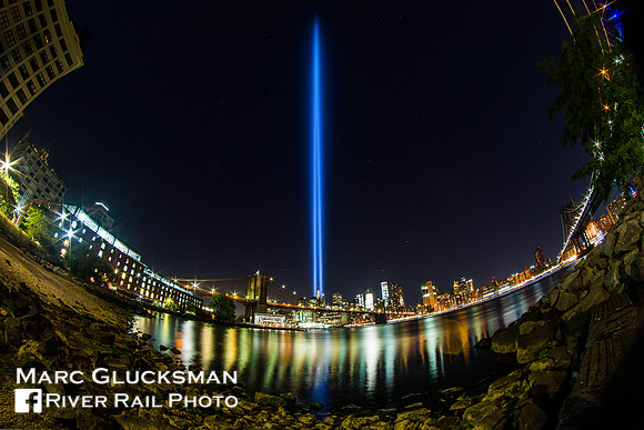 911 Tribute In Light, Brooklyn, New York
