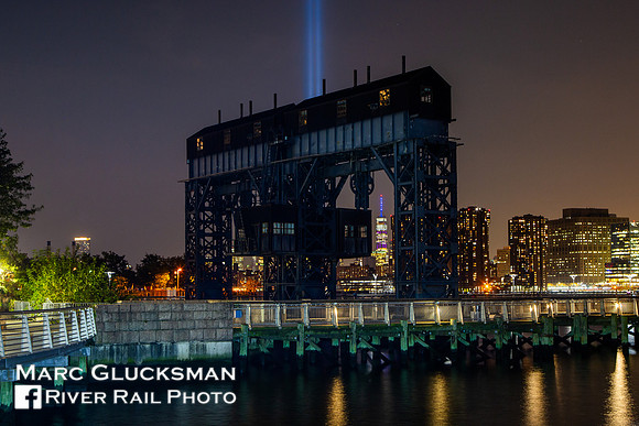911 Tribute In Light, Gantry State Park Long Island City, New York