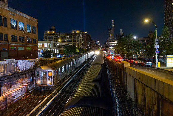 MTA NYCT Subway, 911 Tribute In Light, New York
