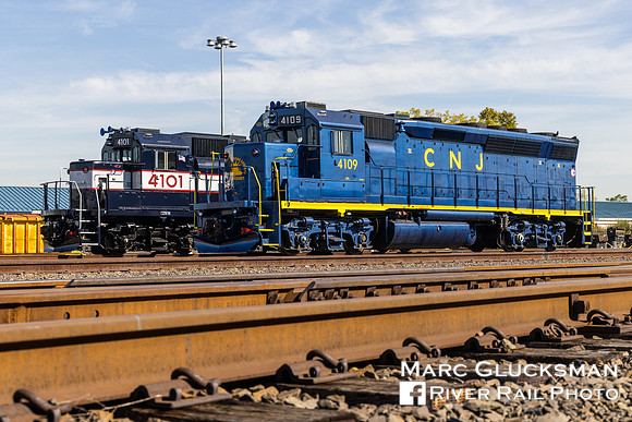 NJTR 4101 and 4109, Meadowlands Maintenance Complex, Kearny, New Jersey