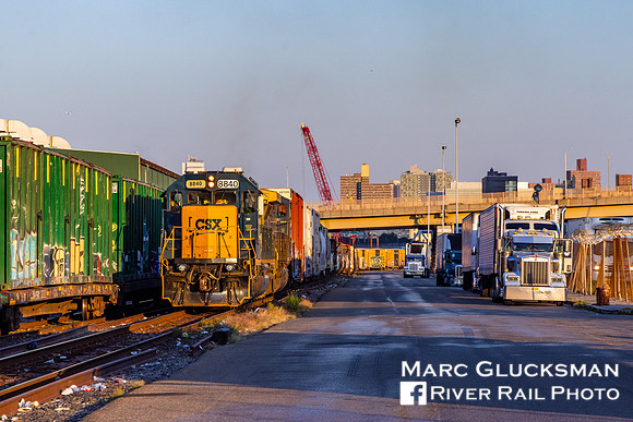CSX M701 CSXT 8840, Harlem River Terminal, Bronx, Bew York