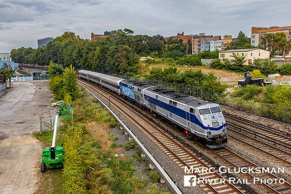 MTA Metro-North Railroad Inspection Cars, MNCW 203-214, Ludlow, Yonkers, New York