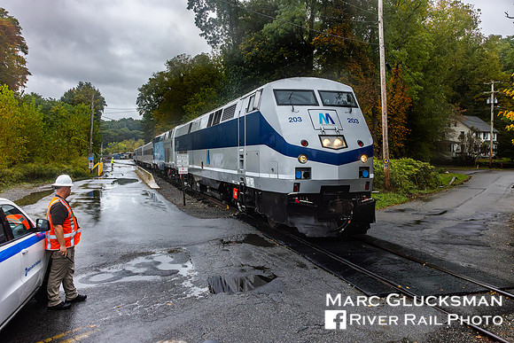 MTA Metro-North Railroad Inspection Cars, MNCW 203-214, Brewster, New York