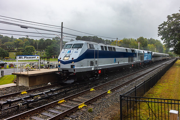MTA Metro-North Railroad Inspection Cars, MNCW 203-214, Mt. Pleasant, New York