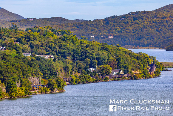 CSX C748-14 CSXT 4574 3107 DPU 7223, Fort Montgomery, New York