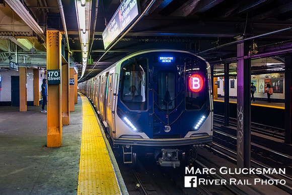 MTA NYCT Subway R-211A, 170 Street, Bronx, New York