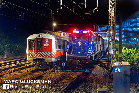MNCW 114 8707, MNR Dock Yard, Norwalk, Connecticut