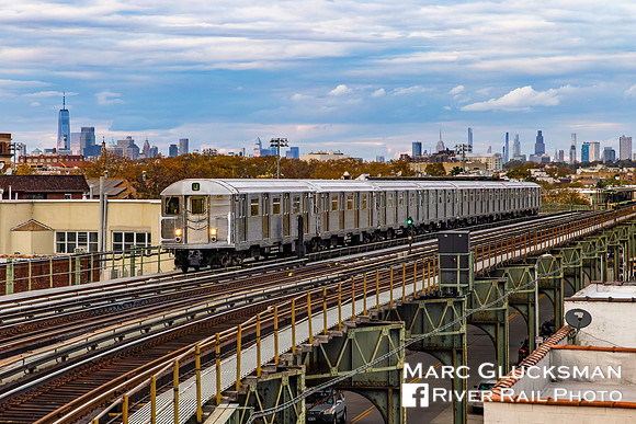 MTA NYCT Subway, R-32 "Movie Train", 18 Avenue, Brooklyn, New York
