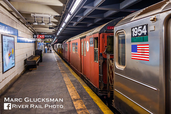 MTA NYCT Subway, NYCT 1954, Grand Street, New York, New York
