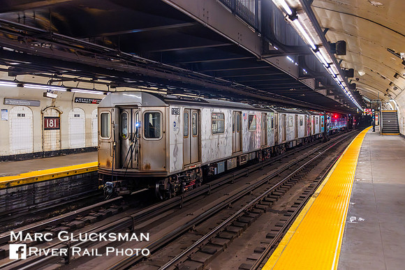 MTA NYCT Subway, Work 26 HL013 HL007 1218 1217 1216, 181 Street, New York, New York