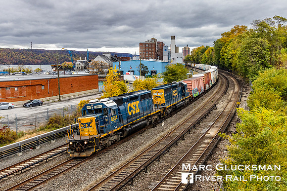 CSX M701 Y102 CSXT 8854 8840, Ludlow, Yonkers, New York