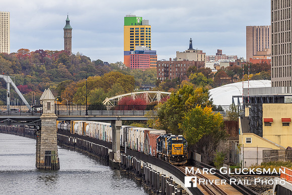 CSX M701 Y102 CSXT 8854 8840, Oak Point Link, Bronx, New York