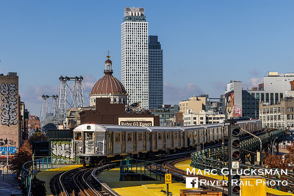 MTA NYCT Subway, R-32 "Museum Train", Marcy Avenue, Brooklyn, New York