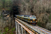CSXT 1, CSX Santa Train, Pool Point, Elkhorn City, Kentucky