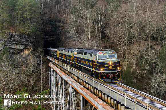 CSXT 1, CSX Santa Train, Pool Point, Elkhorn City, Kentucky