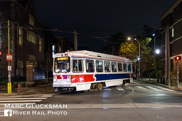 2025-11 SEPTA Trolley Diversion, Philadelphia, Pennsylvania