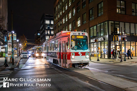 2025-11 SEPTA Trolley Diversion, Philadelphia, Pennsylvania