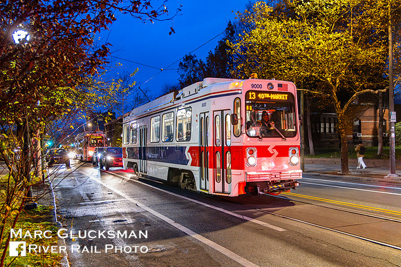 2025-11 SEPTA Trolley Diversion, Philadelphia, Pennsylvania