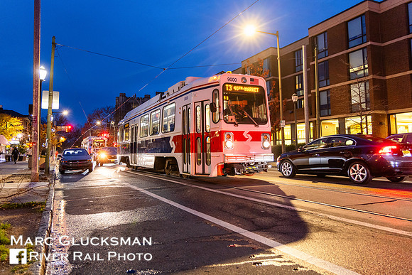 2025-11 SEPTA Trolley Diversion, Philadelphia, Pennsylvania