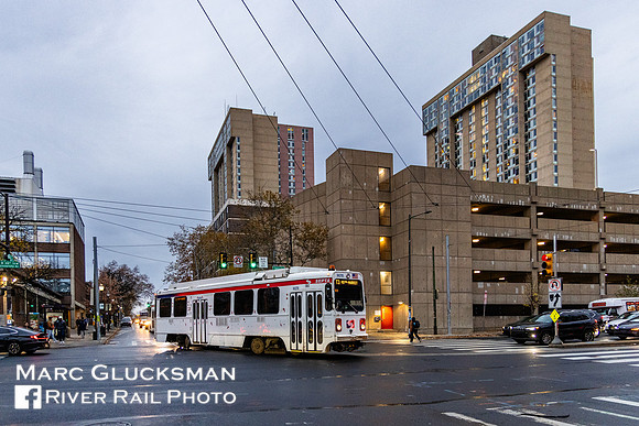 2025-11 SEPTA Trolley Diversion, Philadelphia, Pennsylvania
