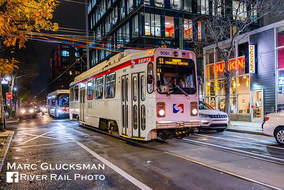2025-11 SEPTA Trolley Diversion, Philadelphia, Pennsylvania