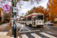 2025-11 SEPTA Trolley Diversion, Philadelphia, Pennsylvania