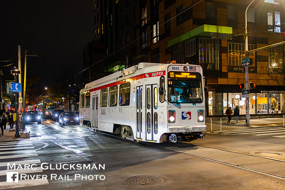 2025-11 SEPTA Trolley Diversion, Philadelphia, Pennsylvania