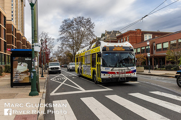 2025-11 SEPTA Trolley Diversion, Philadelphia, Pennsylvania