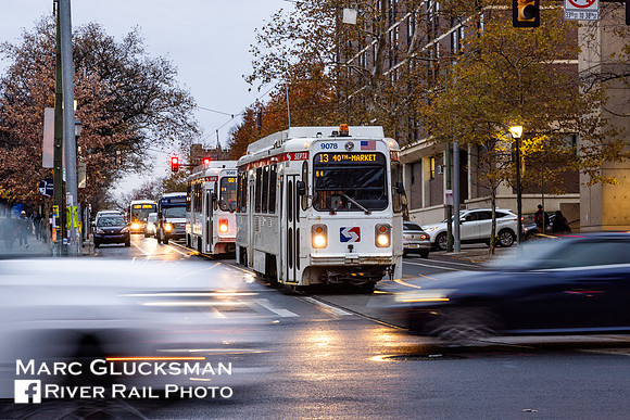 2025-11 SEPTA Trolley Diversion, Philadelphia, Pennsylvania