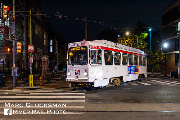 2025-11 SEPTA Trolley Diversion, Philadelphia, Pennsylvania