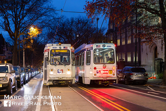 2025-11 SEPTA Trolley Diversion, Philadelphia, Pennsylvania